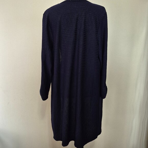 Burn out Striped Sweater - Picture 3 of 8